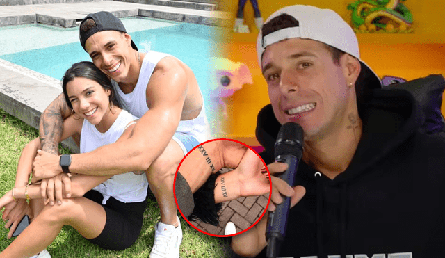 Hugo García habló acerca del tatuaje que tiene con Mafer Neyra, su expareja. Foto: composición LR/YouTube/Instagram/El Popular