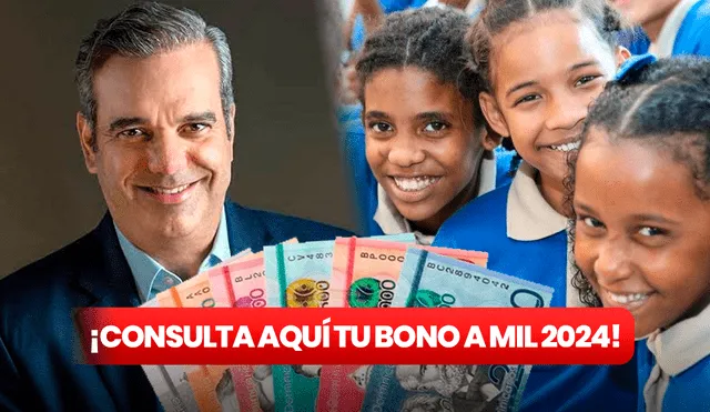 Consulta con tu cédula si eres beneficiario del Bono a Mil 2024. Foto: composición LR / Gobierno de República Dominicana