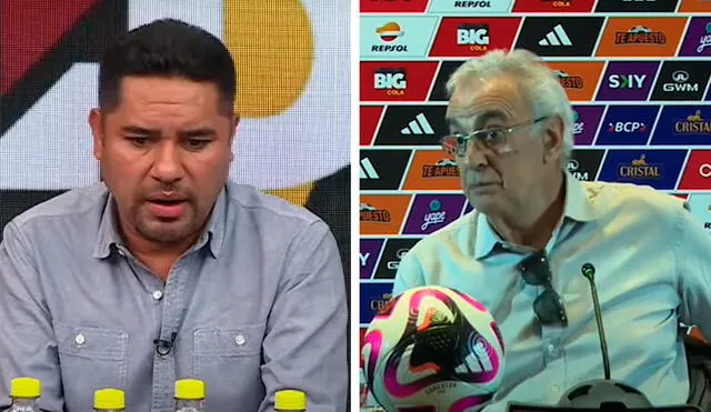 Fernando Egúsquiza señaló que no vio preocupación en Jorge Fossati por el presente de la selección peruana. Foto: composición LR/captura de 'Pase a la red'/Movistar Deportes