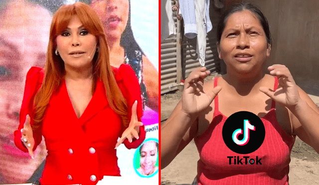 Magaly Medina recomendó a la tiktoker aprovechar todo el éxito que tiene gracias al trend que hizo. Foto: composición LR/ATV/TikTok/Lis Padilla - Video: ATV