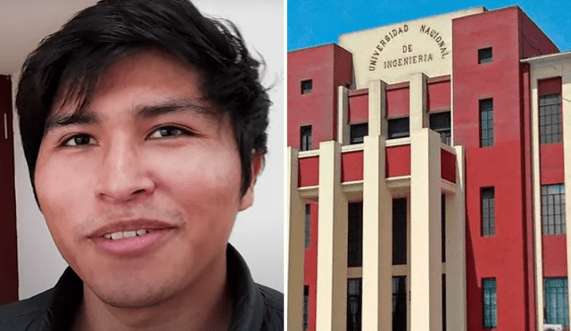 El joven estudiante de la UNI cursa, actualmente, la carrera de Ingeniería Estadística. Foto: composición LR/captura YouTube/Modesto Montoya/UNI