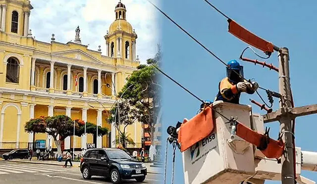 La empresa ENSA dio detalles de los cortes de luz afectarán a varias zonas en Lambayeque y Chiclayo. Foto: composición LR/ENSA