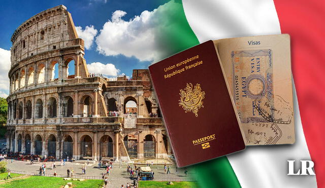 Viaja a Italia gracias a la visa Schengen, un permiso de entrada único que permite viajar libremente entre 26 países europeos, incluyendo Italia. Foto: composición LR/EnRoma.com