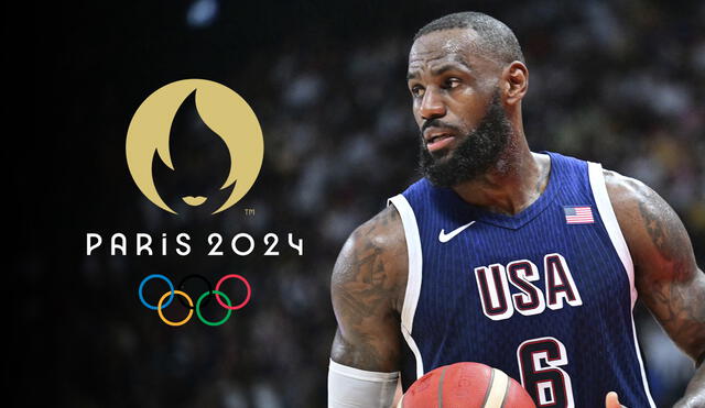 Lebron James jugará sus últimas Olimpiadas con Estados Unidos. Foto: Composición de Fabrizio Oviedo | La República | París 2024