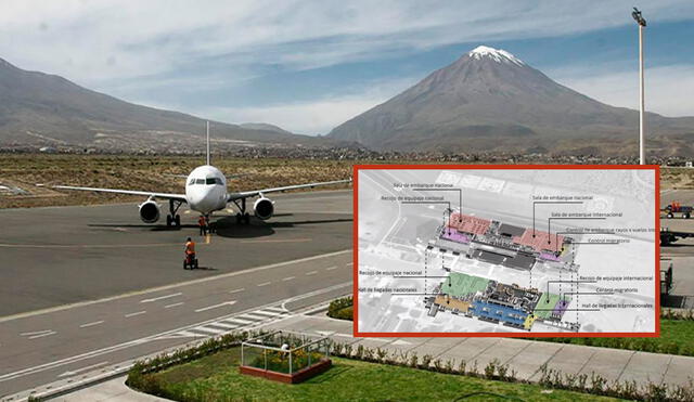 Obras en el Aeropuerto de Arequipa podrían iniciar en algunos meses. Foto: composición LR/Claudia Beltrán/El Búho