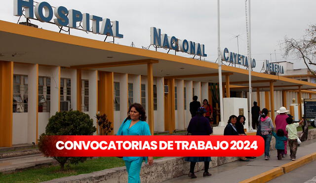 Postula hoy a la convocatoria laboral del Hospital Cayetano Heredia. Foto: Composición LR/Andina.