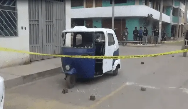 Hombre fue asesinado cuando se hallaba en mototaxi. Foto: difusión.