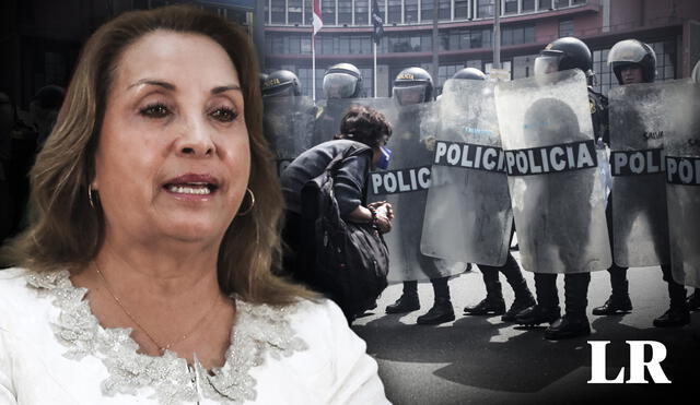 La PNP señaló que identificará a personas con antecedentes penales o requisitoriadas previo a protestas contra Dina Boluarte. Foto: composición LR de Fabrizio Oviedo/Andina