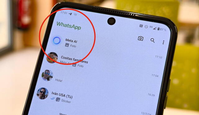 La inteligencia artificial se hace presente dentro de WhatsApp. Foto: Xataka Android