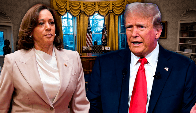 El magnate republicano criticó la política de aborto e inmigración de la vicepresidenta, Kamala Harris. Foto: composición LR/AFP