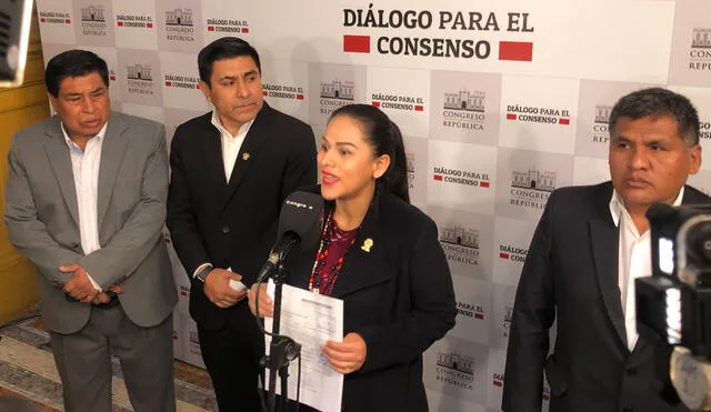 La lista de la bancada socialista busca ser una alternativa a la alianza de la derecha con Perú Libre. Foto: Kevinn García / URPI-LR