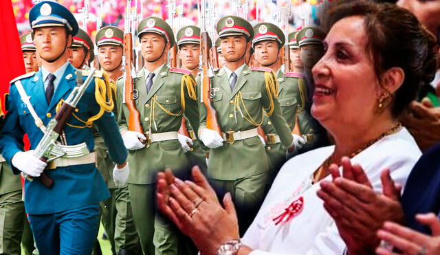 La delegación estará conformada por cadetes de las escuelas militares de China, junto con su escolta, oficiales y comandos. Foto: composición LR/TV Perú