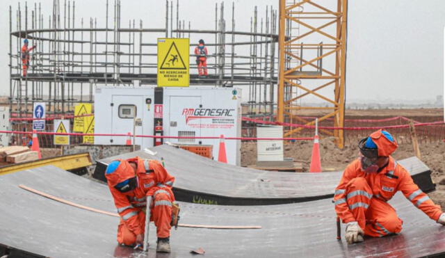 Se estima que obras públicas caerían en 4,4% en junio. Fuente: Andina