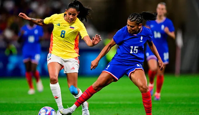 Francia enfrentó a Colombia en el arranque del fútbol femenino en los Juegos Olímpicos. Foto: AFP