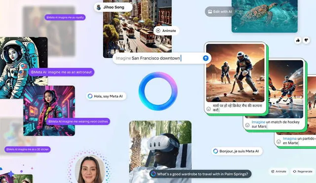 El nuevo chatbot de Meta ofrece muchas posibilidades que pocos usuarios conocen. Foto: Meta