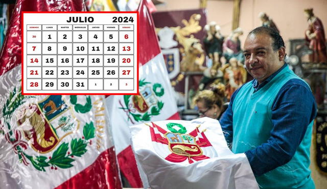 El sábado 27 de julio será día no laborable en nuestro país y creará un puente con los feriados por Fiestas Patrias para formar un fin de semana largo. Foto: composición LR(/Andina