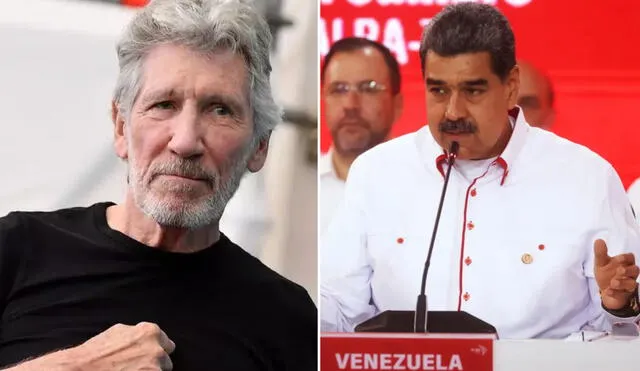 No es la primera vez que el músico británico Roger Waters se pronuncia enérgicamente a favor de Nicolás Maduro. Foto: composición LR/EFE