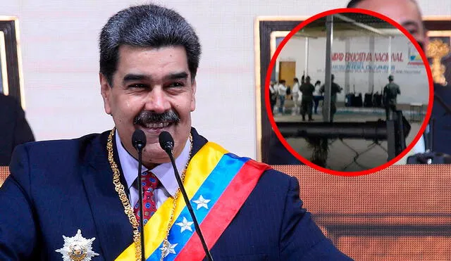 Nicolás Maduro advirtió que habría un "baño de sangre" si perdía las elecciones. Foto: composición LR/AFP/X de Luis Gerardo Petit