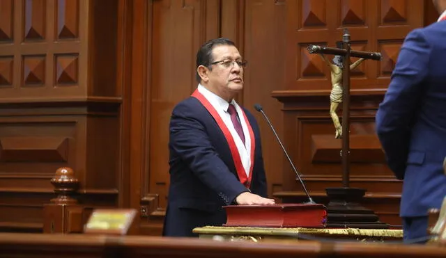 Eduardo Salhuana asume la presidencia del Congreso periodo 2024-2025. Foto: Congreso.