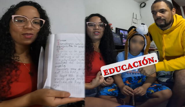 Los padres han expresado su asombro por la calidad de la enseñanza que reciben los estudiantes en Perú. Foto: composición LR / YouTube