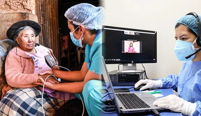 La telemedicina promueve la descentralización de los servicios de salud en el Perú. Foto: composición LR/Andina