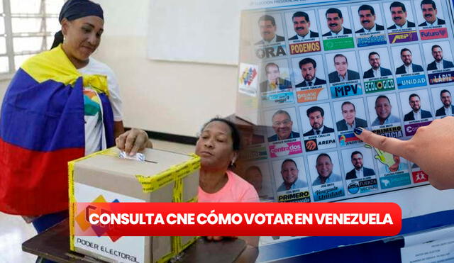 Descubre si estás habilitada o habilitado para votar en las elecciones de Venezuela 2024. Foto: composición LR/CNE.