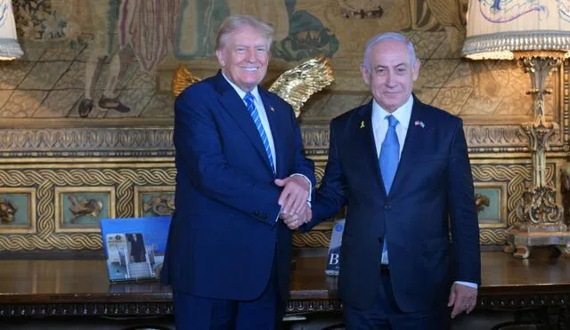 Trump prometió trabajar por la paz en Medio Oriente y combatir el antisemitismo, mientras Netanyahu elogió los logros alcanzados durante la administración de Trump en relación con Israel. Foto: cuenta de X Prime Minister of  Israel/ @IsraeliPM