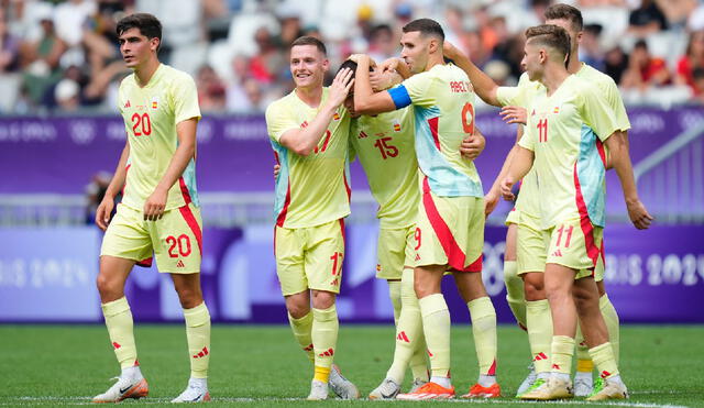 España venció 3-1 a República Dominicana en el torneo de futbol de los juegos olímpicos. Foto: Selección Española Masculina de Fútbol