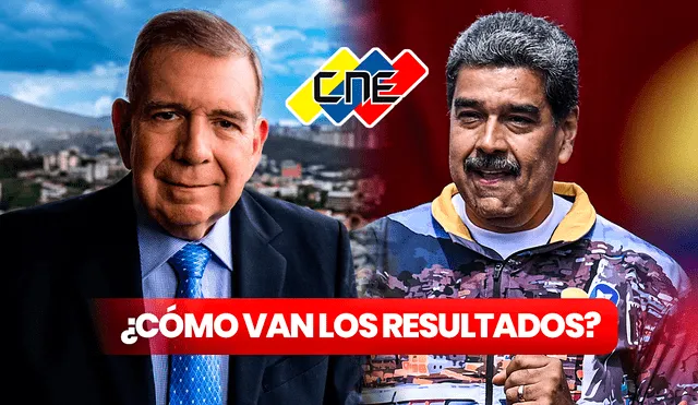 Podrás ver cómo van los resultados de las Elecciones del 28 de julio en Venezuela una vez que el CNE publique los datos en su plataforma. Foto: composición LR/Edmundo González/AFP