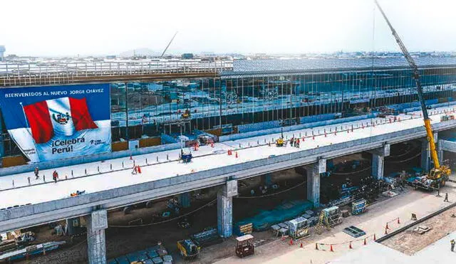 El Aeropuerto Internacional Jorge Chávez se inaugurará en cinco meses. Foto: "Ya lo Chávez"