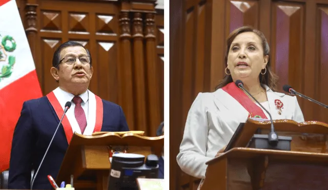 Hace un año, el discurso presidencial de Boluarte Zegarra duró 3 horas. Foto: composición LR.