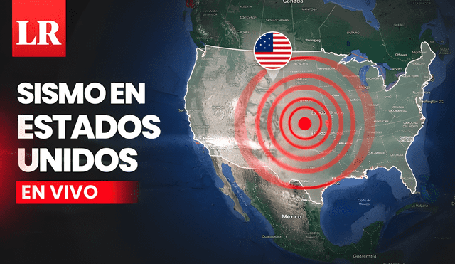 Último sismo registrado en Estados Unidos por el USGS. Foto: Composición LR