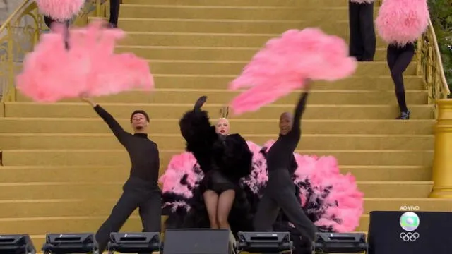 Lady Gaga en París 2024. Foto: captura ATV