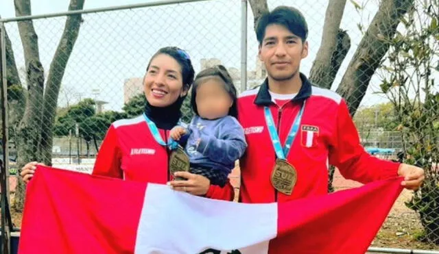 Mary Luz Andía y Luis Henry Campos son los primeros atletas esposos en representar a Perú en unos Juegos Olímpicos. Foto: Difusión