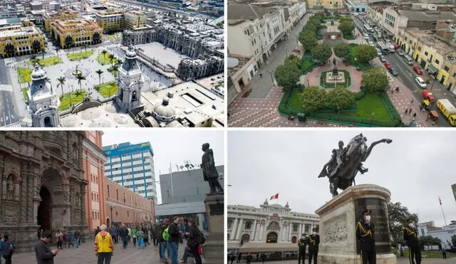 En 1821, el general don José de San Martín declaró la libertad e independencia de nuestro territorio sobre el yugo español. Conoce estas históricas plazas. Foto: composición LR/Andina/Wikipedia