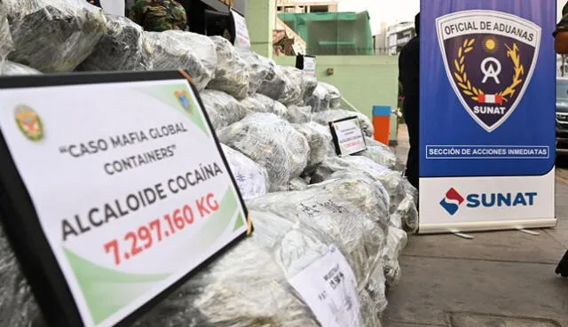 En 2022, Perú se encontraba entre los diez países con mayores decomisos de cocaína en las aduanas, pero en 2023 fue desplazado porque redujo su nivel de intervenciones.