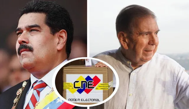 Nicolás Maduro y Edmundo González se disputan la presidencia de Venezuela. Foto: composiciónLR/AFP