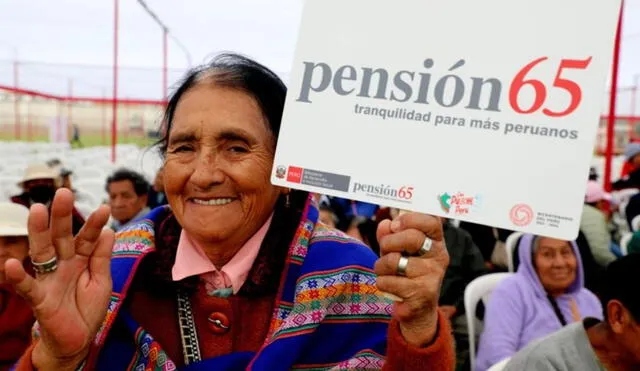 Pensión 65 atiende a las personas adultas mayores de 65 años que carecen de condiciones básicas para su manutención. El programa entrega de una subvención económica cada  dos meses. Foto: Pensión 65