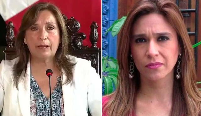 Verónica Linares expresó su molestia tras escuchar el mensaje a la Nación de la presidenta Dina Boluarte. Foto: Composición LR/Captura América TV/Captura Instagram