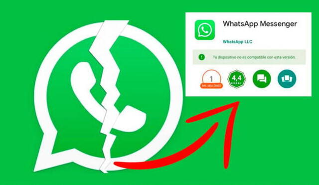 Es falso que varios celulares se quedarán sin WhatsApp en agosto. Foto: Crast.net