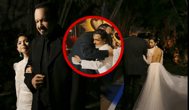 La grafóloga Maryfer Centeno analiza abrazo entre Pepe Aguilar y Christian Nodal tras boda en Morelos. Foto: Instagram/ composición LR