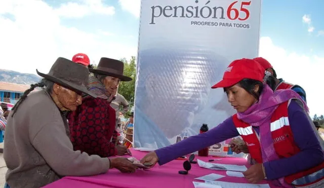 El programa Pensión 65 fue creado en el año 2011 como parte de las políticas de inclusión social del gobierno peruano. Foto: Andina