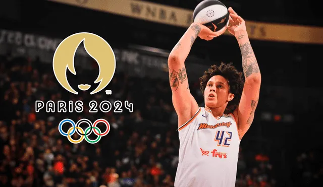 La jugadora de baloncesto, Brittney Griner, participa en París 2024 con Estados Unidos. Foto: BG/Instagram