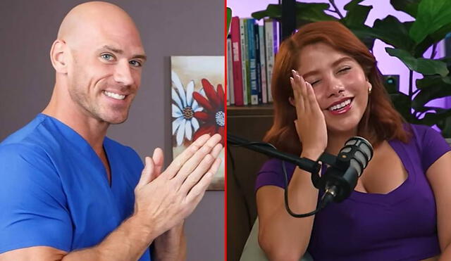 Marina Gold también anunció en sus redes sociales su afán con Johnny Sins, reconocido actor porno. Foto: composición LR/Internet/captura