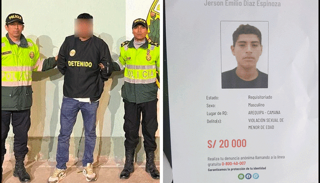 Jerson Díaz se convirtió en el violador más buscado de Arequipa cuando aún tenía 15 años. Foto: composición LR/Leonela Aquino