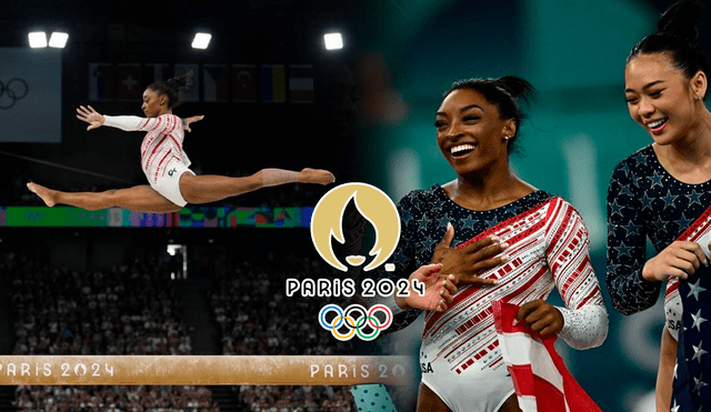 Simone Biles recupera la medalla de oro/ Composición Jazmin Ceras/Foto: La República/ AFP