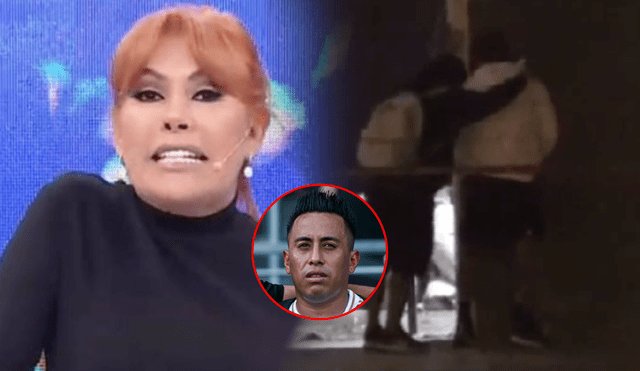 Magaly Medina criticó duramente a Christian Cueva por el comportamiento que muestra en plena carrera futbolística. Foto: composición LR/captura de ATV