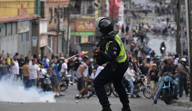 Maduro acusó a los protestantes de estar bajo un pago. Foto: AFP