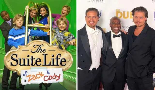 Dylan y Cole Sprouse se reunieron con Phill Lewis. Foto: composición LR/ Disney/ Duel/ TikTok