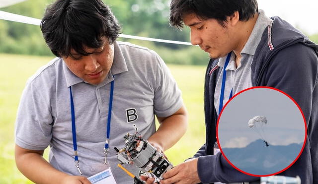 Estudiantes de la UNI o0btuvieron el primer lugar el primer puesto en la competencia CanSat France. Foto: UNI